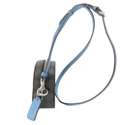 COACH コーチ CN703 ミニ セレナ サッチェル・シグネチャー ショルダーバッグ PVC レディース 中古