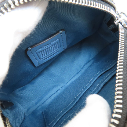COACH コーチ CN703 ミニ セレナ サッチェル・シグネチャー ショルダーバッグ PVC レディース 中古