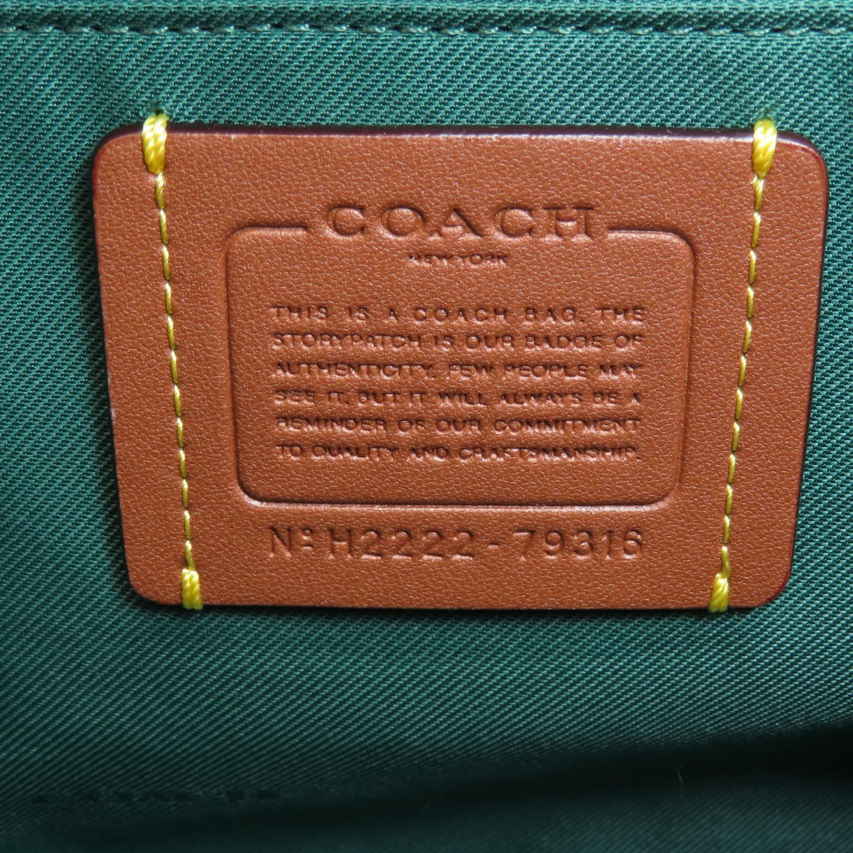 COACH コーチ 79316 2WAY ハンドバッグ レザー レディース 中古
