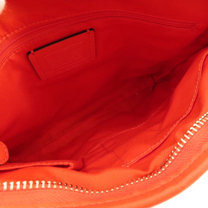 COACH コーチ F58297 ロングショルダー シグネチャー ショルダーバッグ PVC レディース 中古