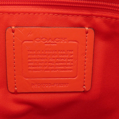 COACH コーチ F58297 ロングショルダー シグネチャー ショルダーバッグ PVC レディース 中古