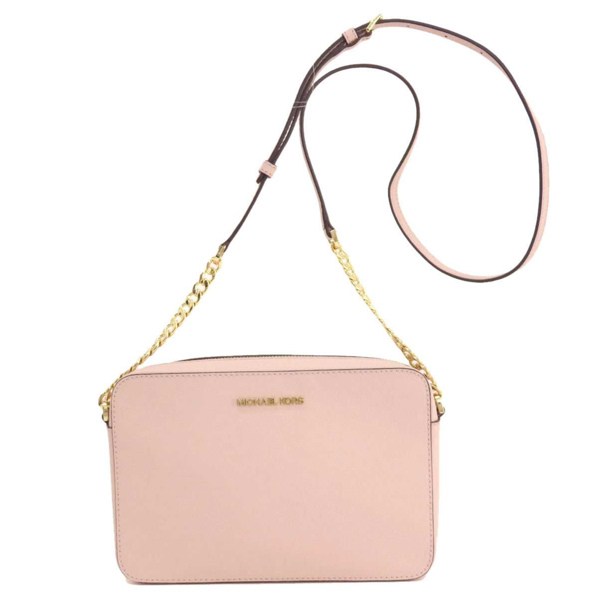 Michael Kors マイケルコース ロゴ ショルダーバッグ レザー レディース 中古