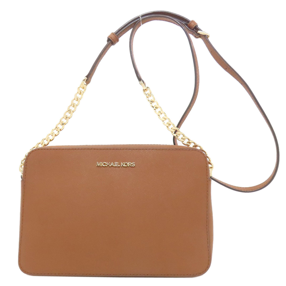 Michael Kors マイケルコース ロゴ ショルダーバッグ レザー レディース 中古