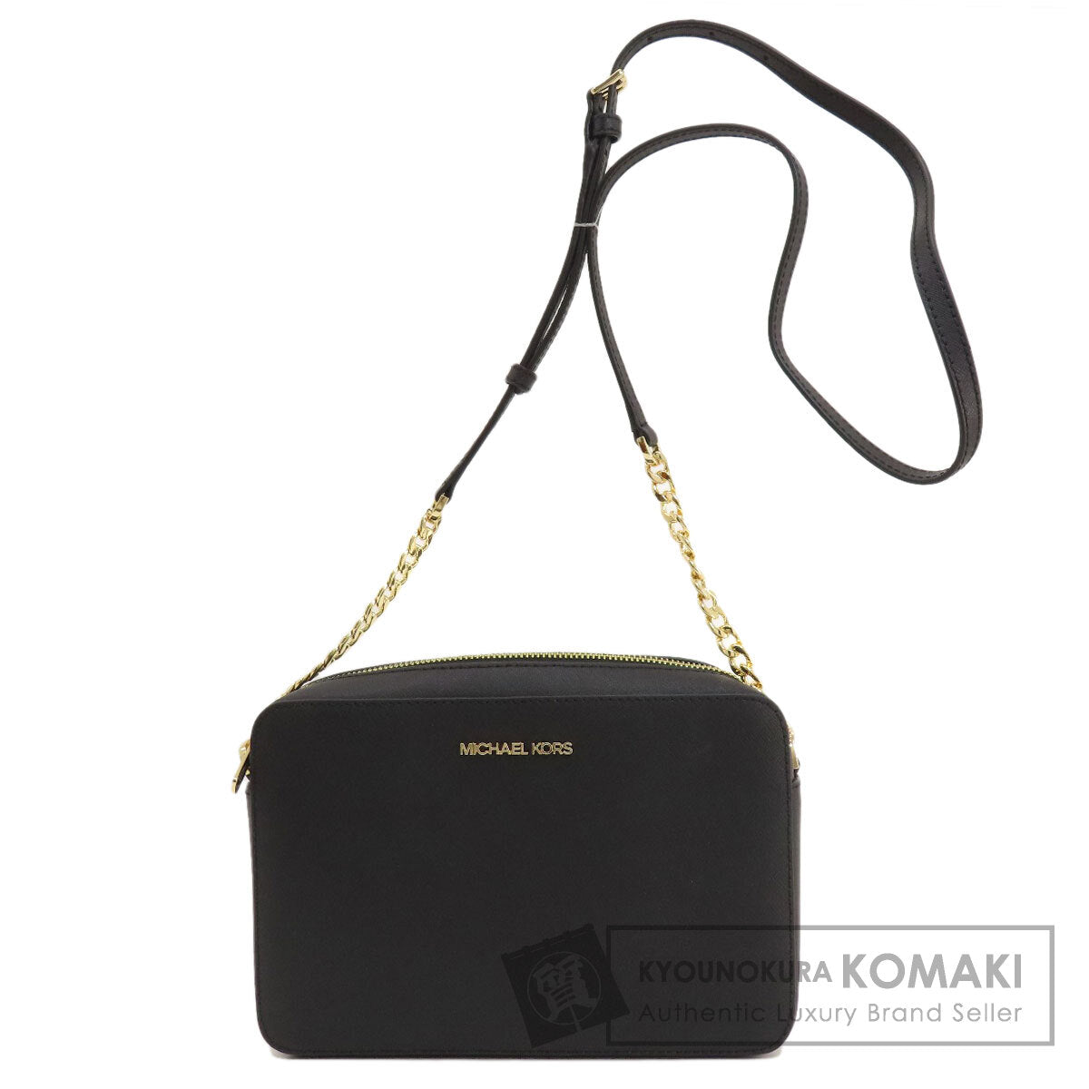 Michael Kors マイケルコース ロゴ ショルダーバッグ レザー レディース 中古