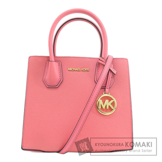 Michael Kors マイケルコース ロゴ 2WAY ハンドバッグ レザー レディース 中古