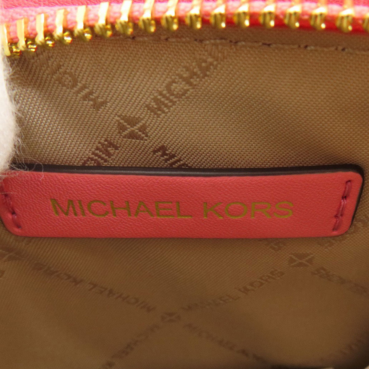 Michael Kors マイケルコース ロゴ 2WAY ハンドバッグ レザー レディース 中古