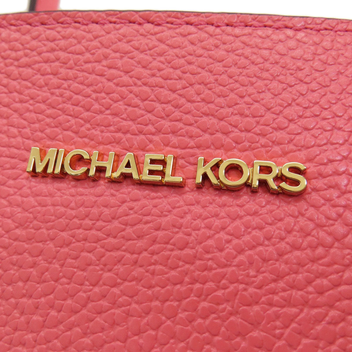 Michael Kors マイケルコース ロゴ 2WAY ハンドバッグ レザー レディース 中古