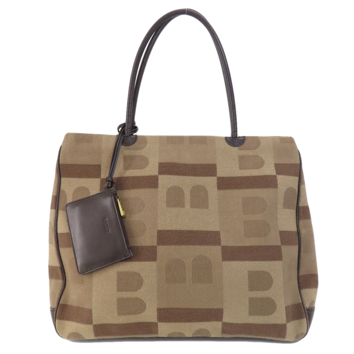 BALLY バリー ロゴ トートバッグ キャンバス レディース 中古
