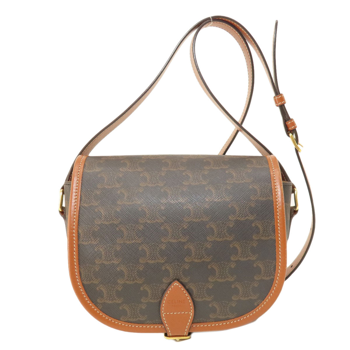 CELINE セリーヌ マカダム柄 ショルダーバッグ PVC レディース 中古