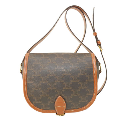CELINE セリーヌ マカダム柄 ショルダーバッグ PVC レディース 中古