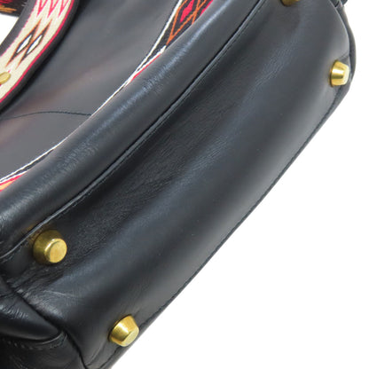CHRISTIAN DIOR クリスチャンディオール エキゾチック 2WAY ショルダーバッグ レザー レディース 中古