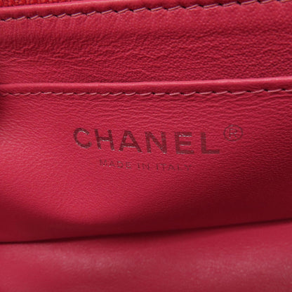 CHANEL シャネル チェーンショルダー マトラッセ シルバー金具 ショルダーバッグ ラムスキン レディース 中古