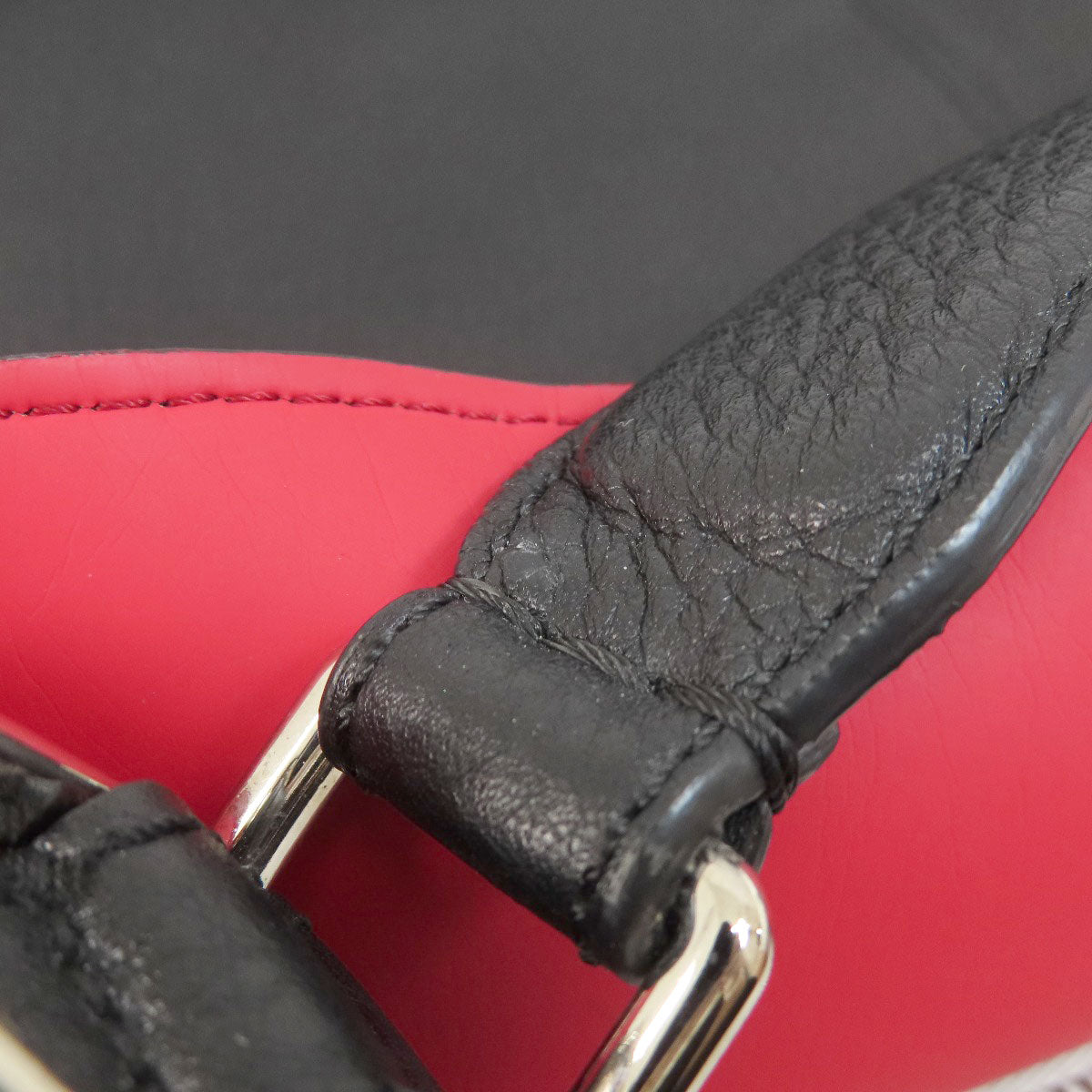 FENDI フェンディ ロゴ 2WAY トートバッグ カーフ レディース 中古