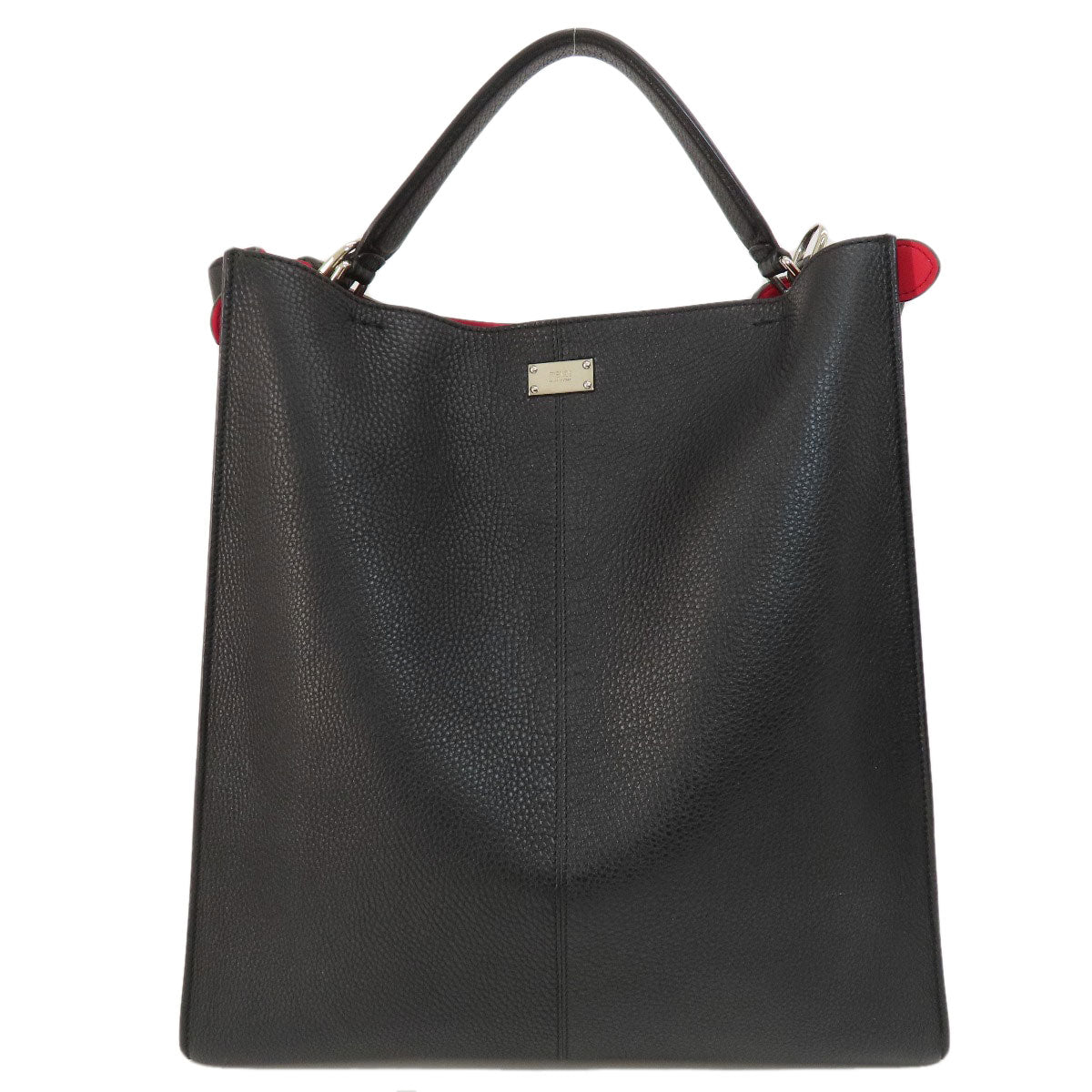 FENDI フェンディ ロゴ 2WAY トートバッグ カーフ レディース 中古