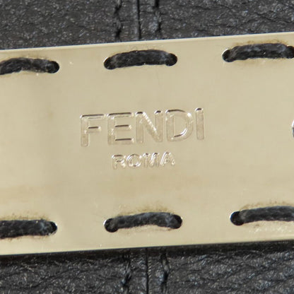 FENDI フェンディ ロゴ 2WAY トートバッグ カーフ レディース 中古