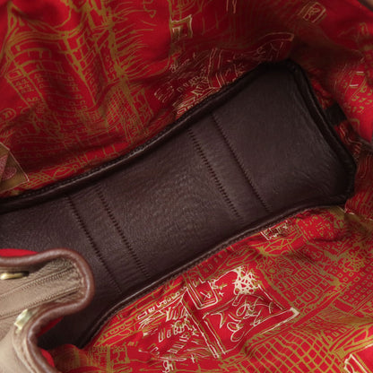 HERMES エルメス ガーデンパーティTPM ブラウン トートバッグ スイフト レディース 中古