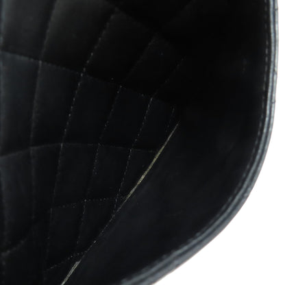 CHANEL シャネル カンボンライン シルバー金具 トートバッグ カーフ レディース 中古