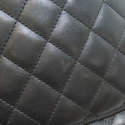 CHANEL シャネル カンボンライン シルバー金具 トートバッグ カーフ レディース 中古