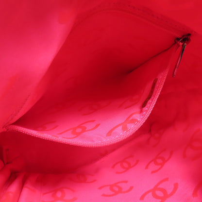 CHANEL シャネル カンボンライン シルバー金具 トートバッグ カーフ レディース 中古