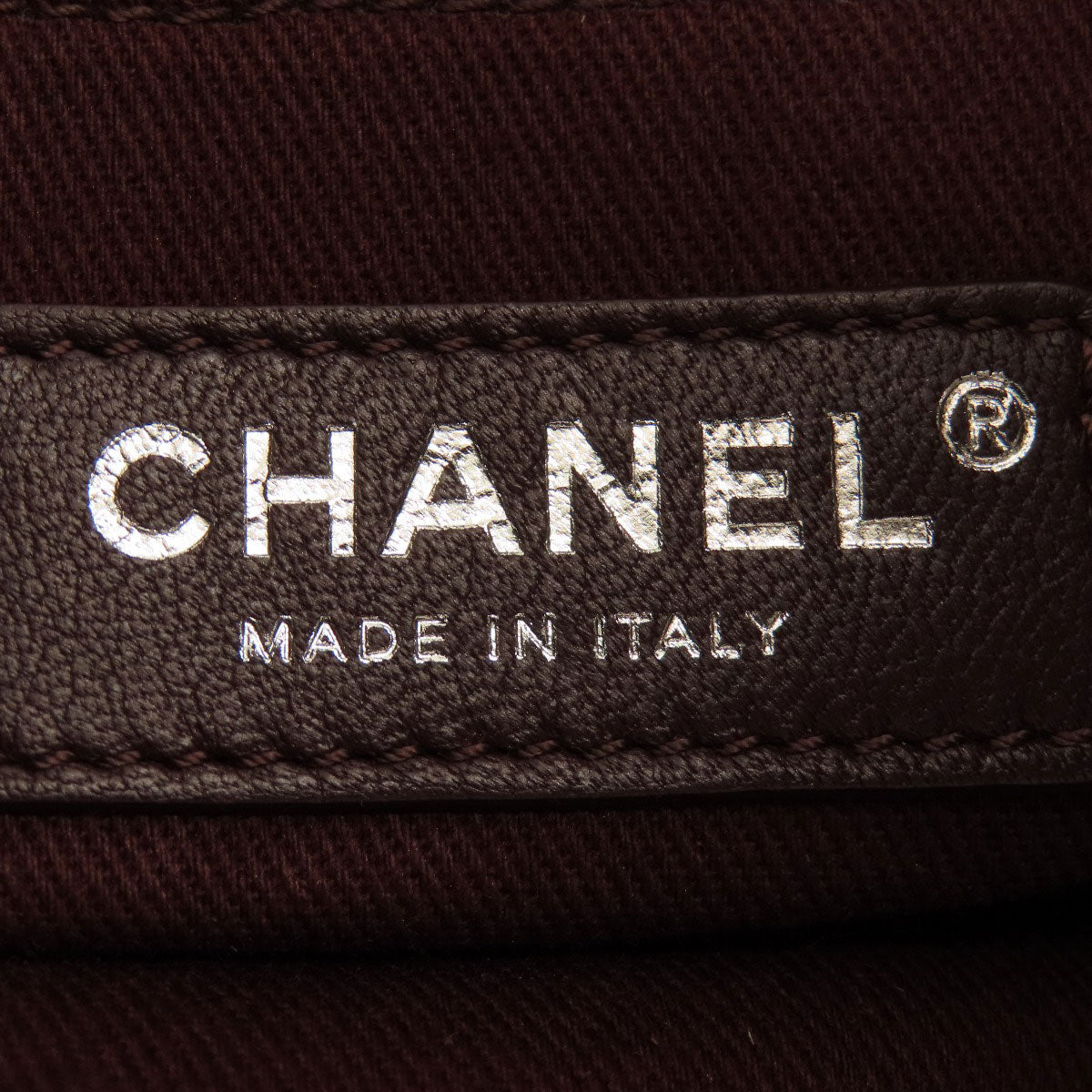 CHANEL シャネル ドーヴィル 巾着 シルバー金具 ショルダーバッグ キャンバス レディース 中古