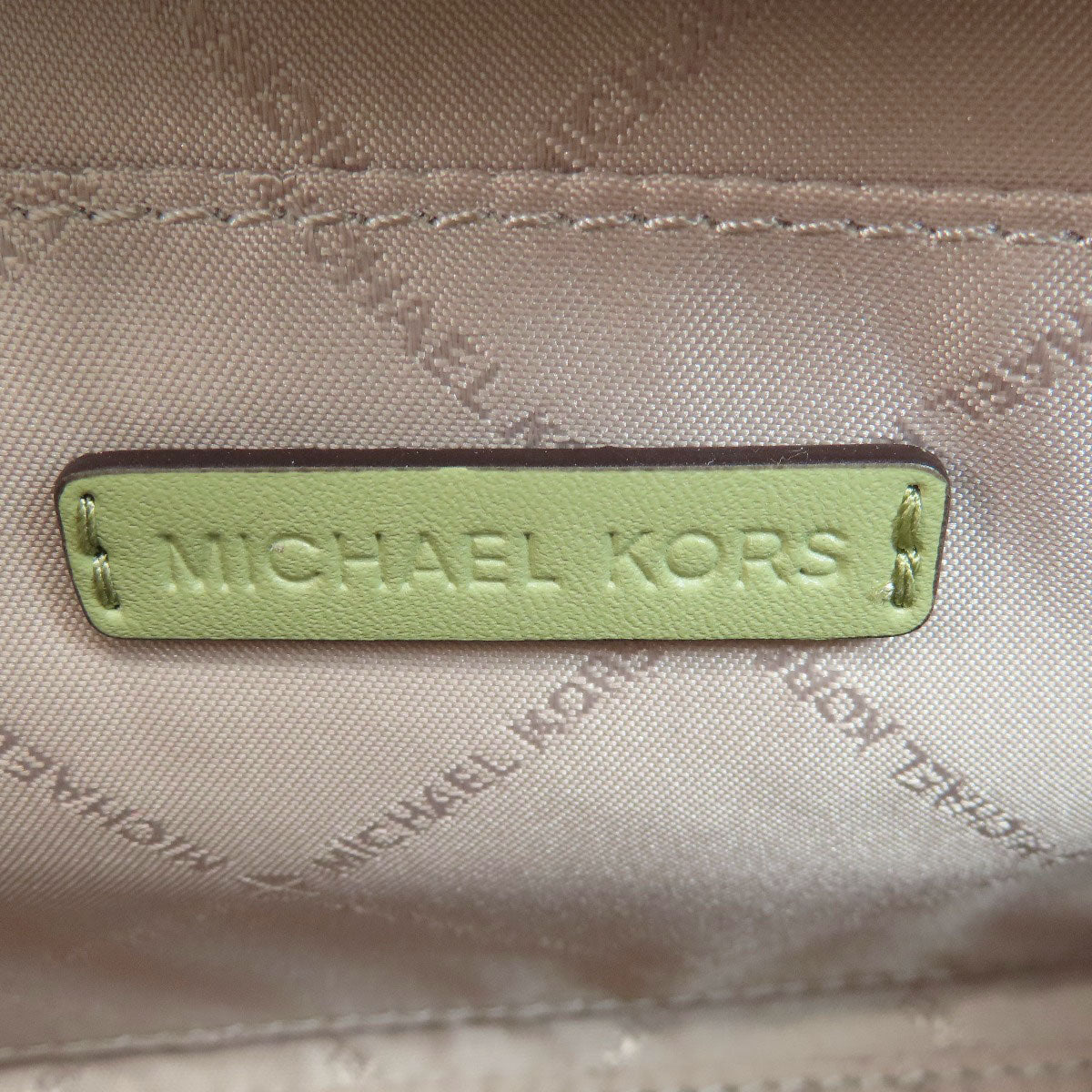 Michael Kors マイケルコース ロゴ金具 ロングショルダー ショルダーバッグ PVC レディース 中古