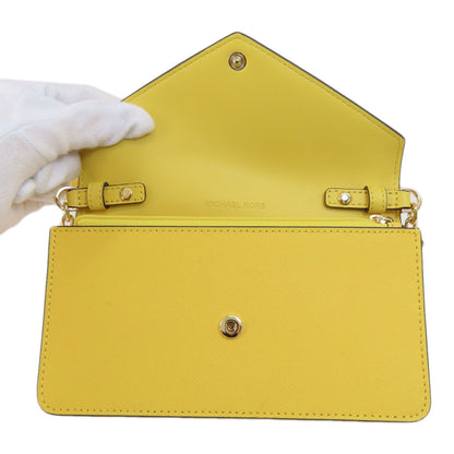 Michael Kors マイケルコース ロゴ金具 チェーンショルダー トートバッグ PVC レディース 中古