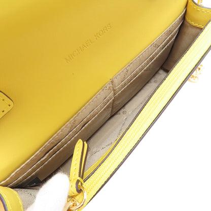 Michael Kors マイケルコース ロゴ金具 チェーンショルダー トートバッグ PVC レディース 中古