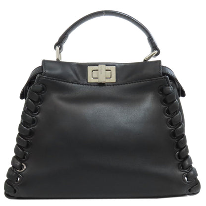 FENDI フェンディ ピーカブーミニ 2WAY ハンドバッグ レザー レディース 中古