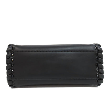 FENDI フェンディ ピーカブーミニ 2WAY ハンドバッグ レザー レディース 中古