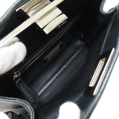 FENDI フェンディ ピーカブーミニ 2WAY ハンドバッグ レザー レディース 中古