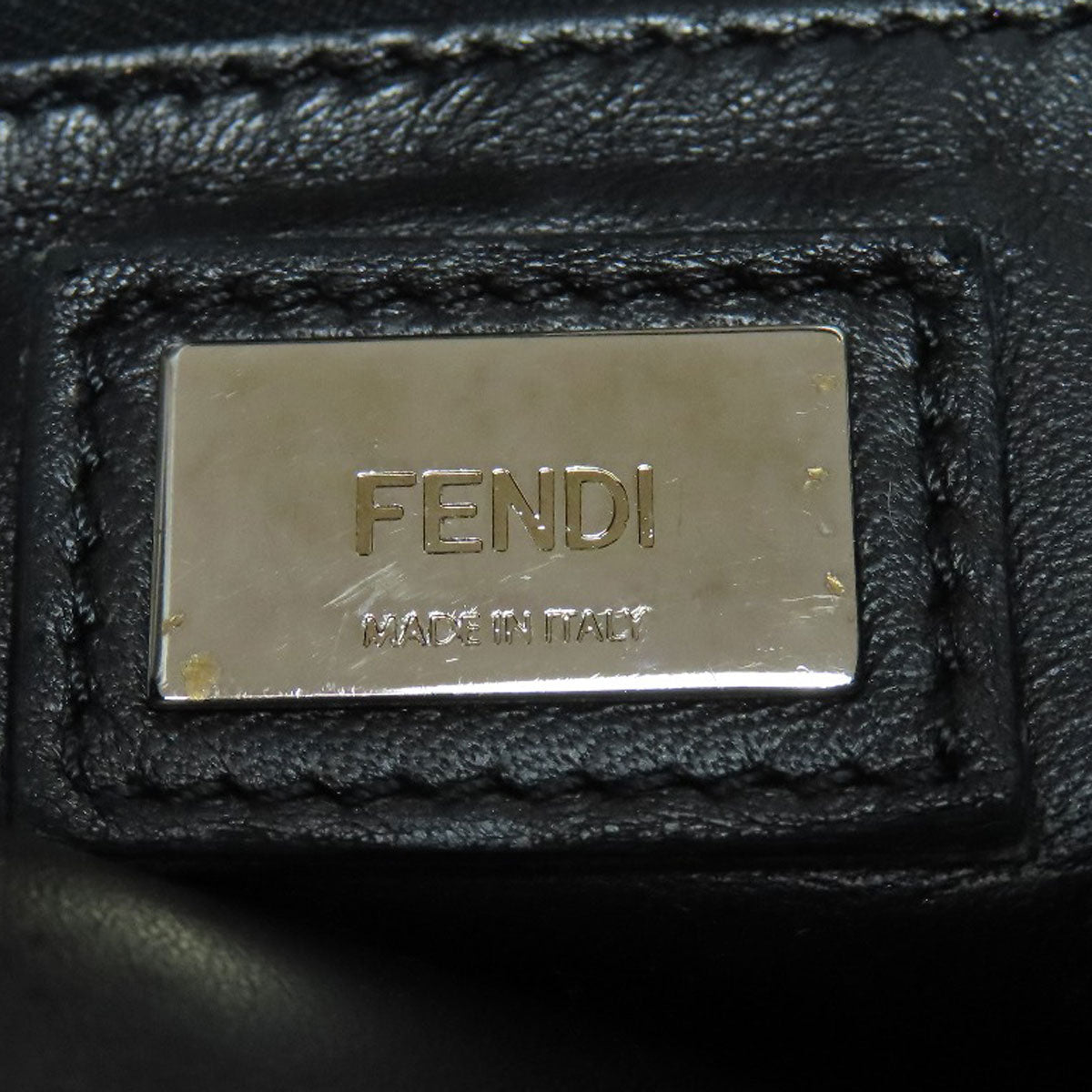 FENDI フェンディ ピーカブーミニ 2WAY ハンドバッグ レザー レディース 中古