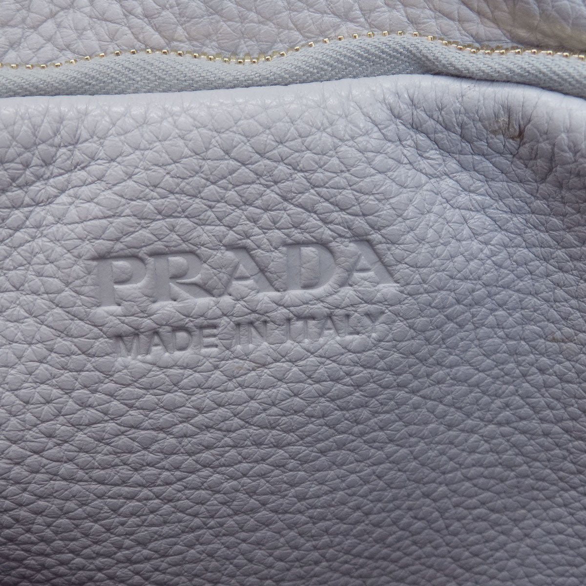 PRADA プラダ ロゴ ハンドバッグ レザー レディース 中古
