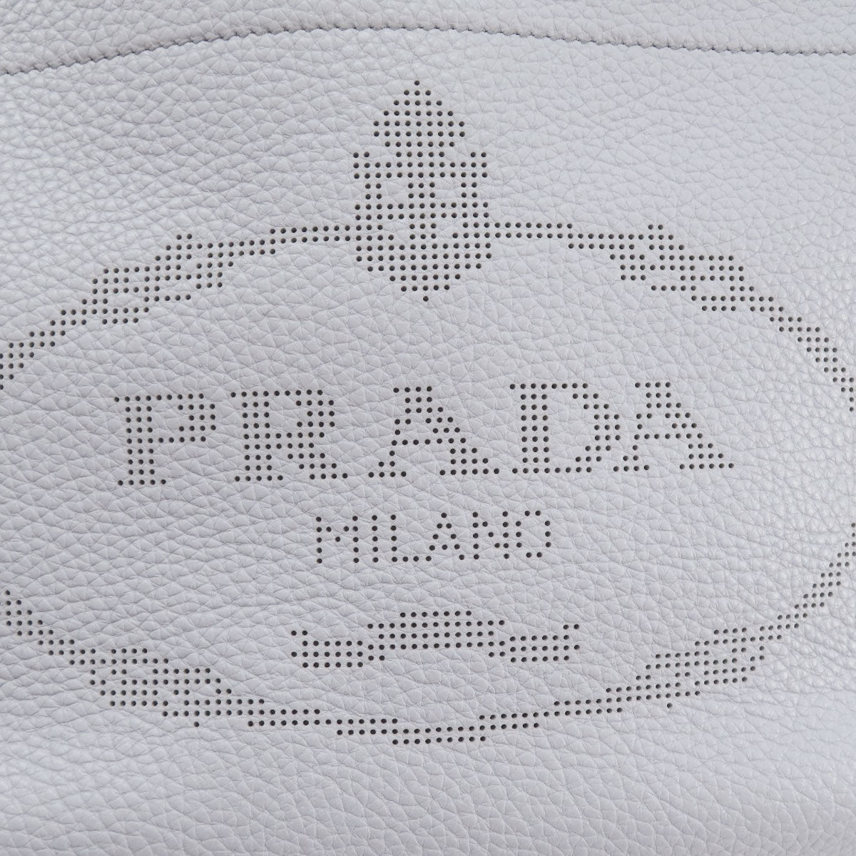 PRADA プラダ ロゴ ハンドバッグ レザー レディース 中古