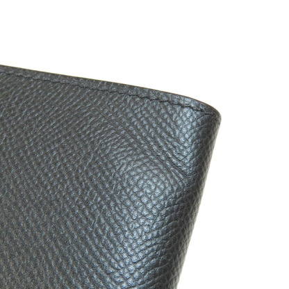 HERMES エルメス クリック12 黒 ブラック ゴールド金具 二つ折り財布（小銭入れあり） エプソン レディース 中古