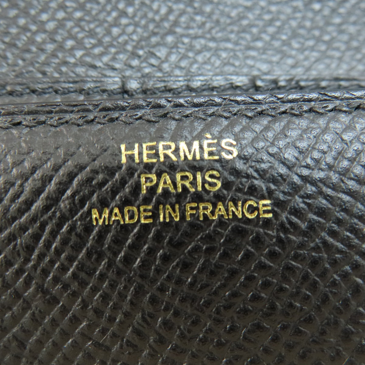 HERMES エルメス クリック12 黒 ブラック ゴールド金具 二つ折り財布（小銭入れあり） エプソン レディース 中古