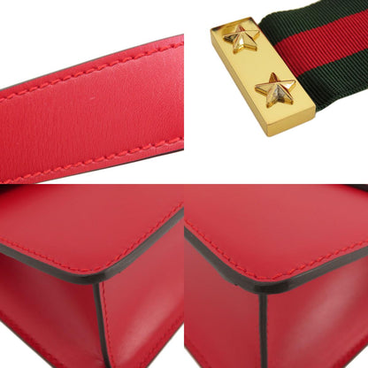 GUCCI グッチ 421882 シルヴィ ショルダーバッグ レザー レディース 中古