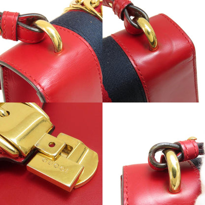 GUCCI グッチ 4720270 シルヴィ 2WAY ハンドバッグ カーフ レディース 中古