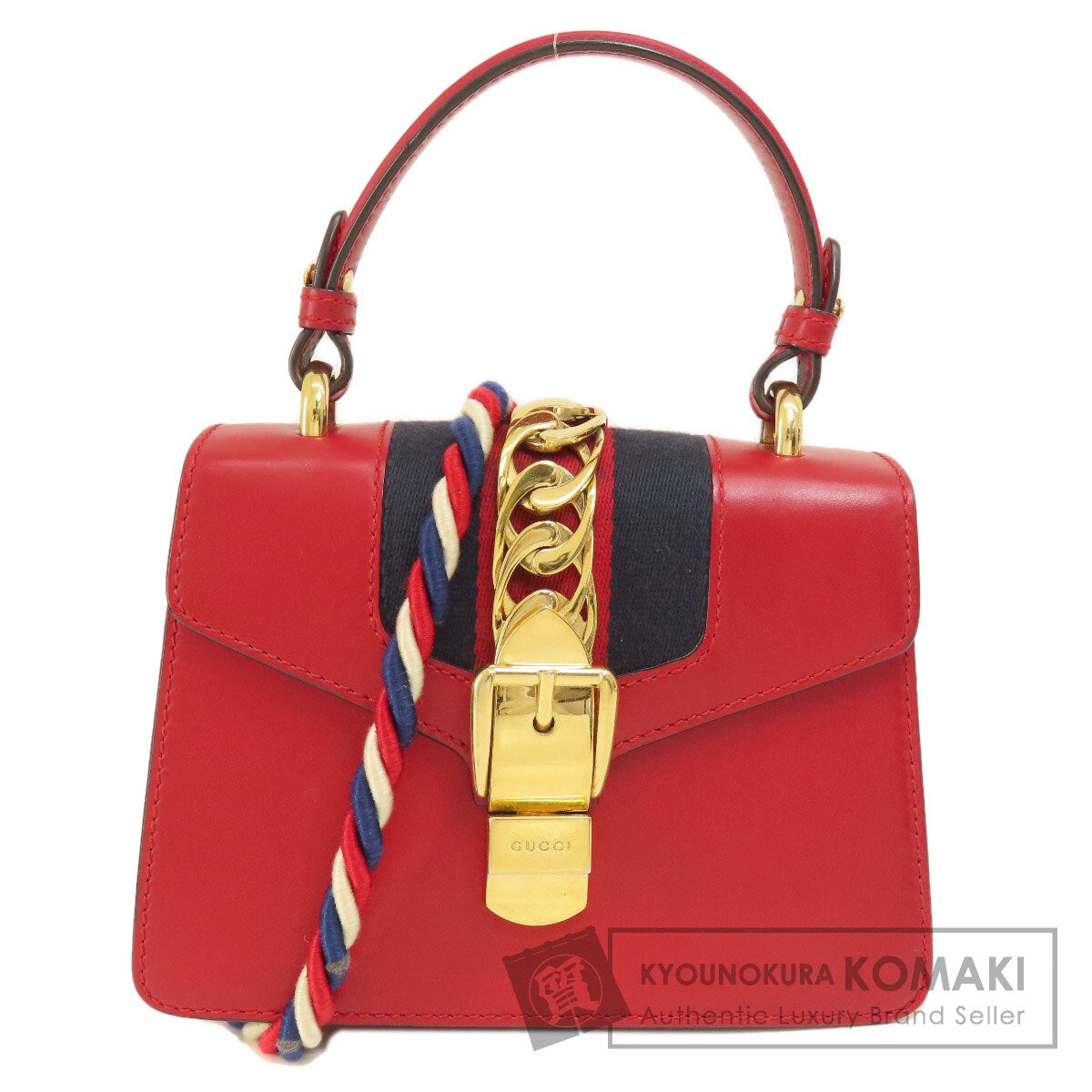 GUCCI グッチ 4720270 シルヴィ 2WAY ハンドバッグ カーフ レディース 中古