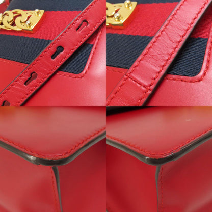 GUCCI グッチ 4720270 シルヴィ 2WAY ハンドバッグ カーフ レディース 中古