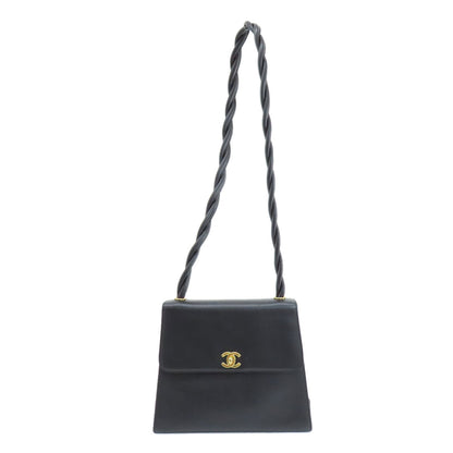 CHANEL シャネル ココマーク ゴールド金具 ショルダーバッグ グレインド カーフスキン レディース 中古