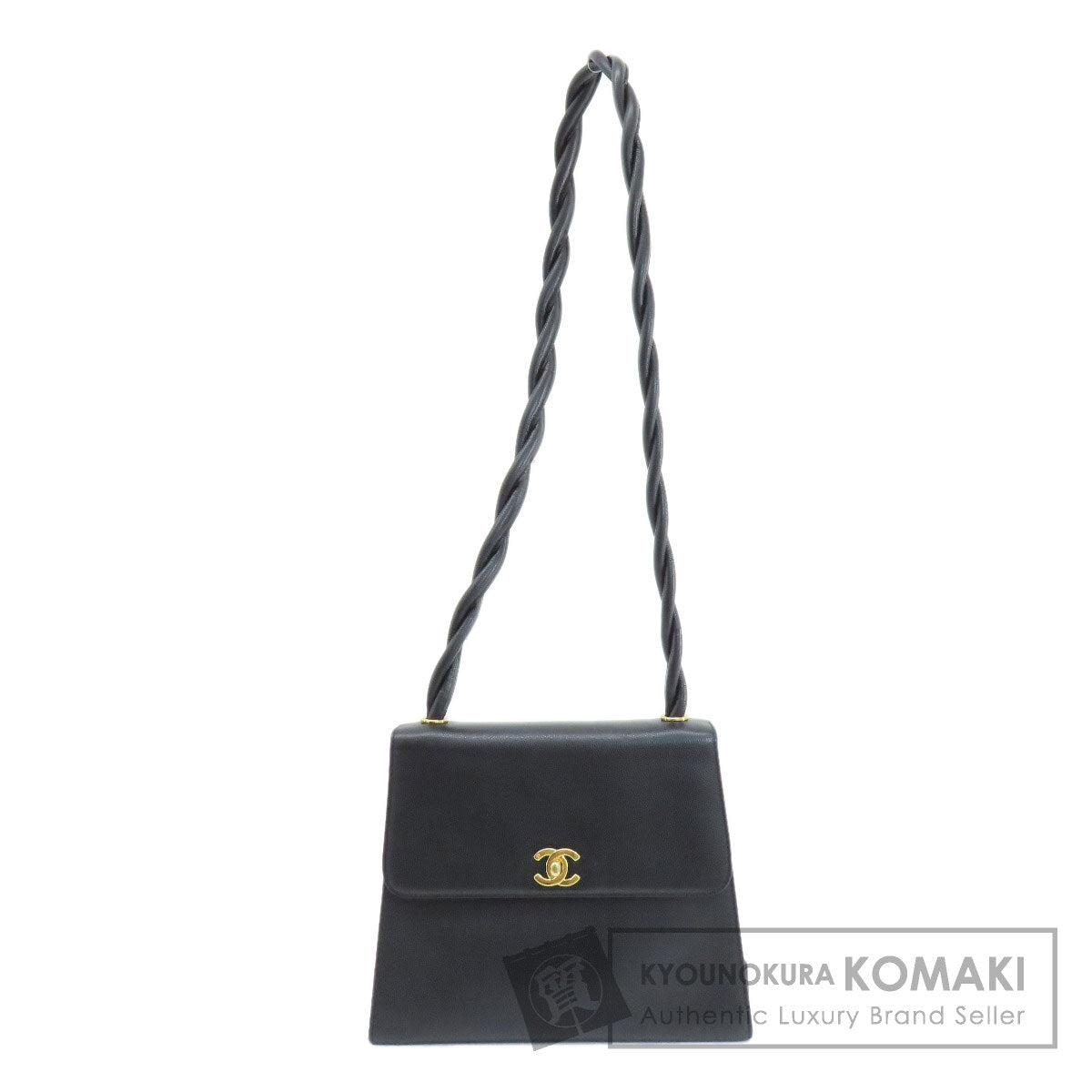 CHANEL シャネル ココマーク ゴールド金具 ショルダーバッグ グレインド カーフスキン レディース 中古