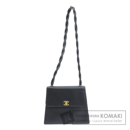 CHANEL シャネル ココマーク ゴールド金具 ショルダーバッグ グレインド カーフスキン レディース 中古