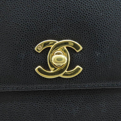 CHANEL シャネル ココマーク ゴールド金具 ショルダーバッグ グレインド カーフスキン レディース 中古