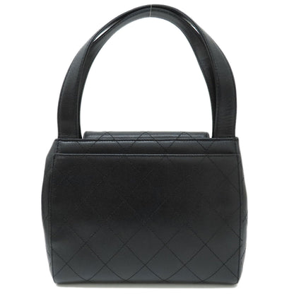 CHANEL シャネル ココマーク ハンドバッグ グレインド カーフスキン レディース 中古