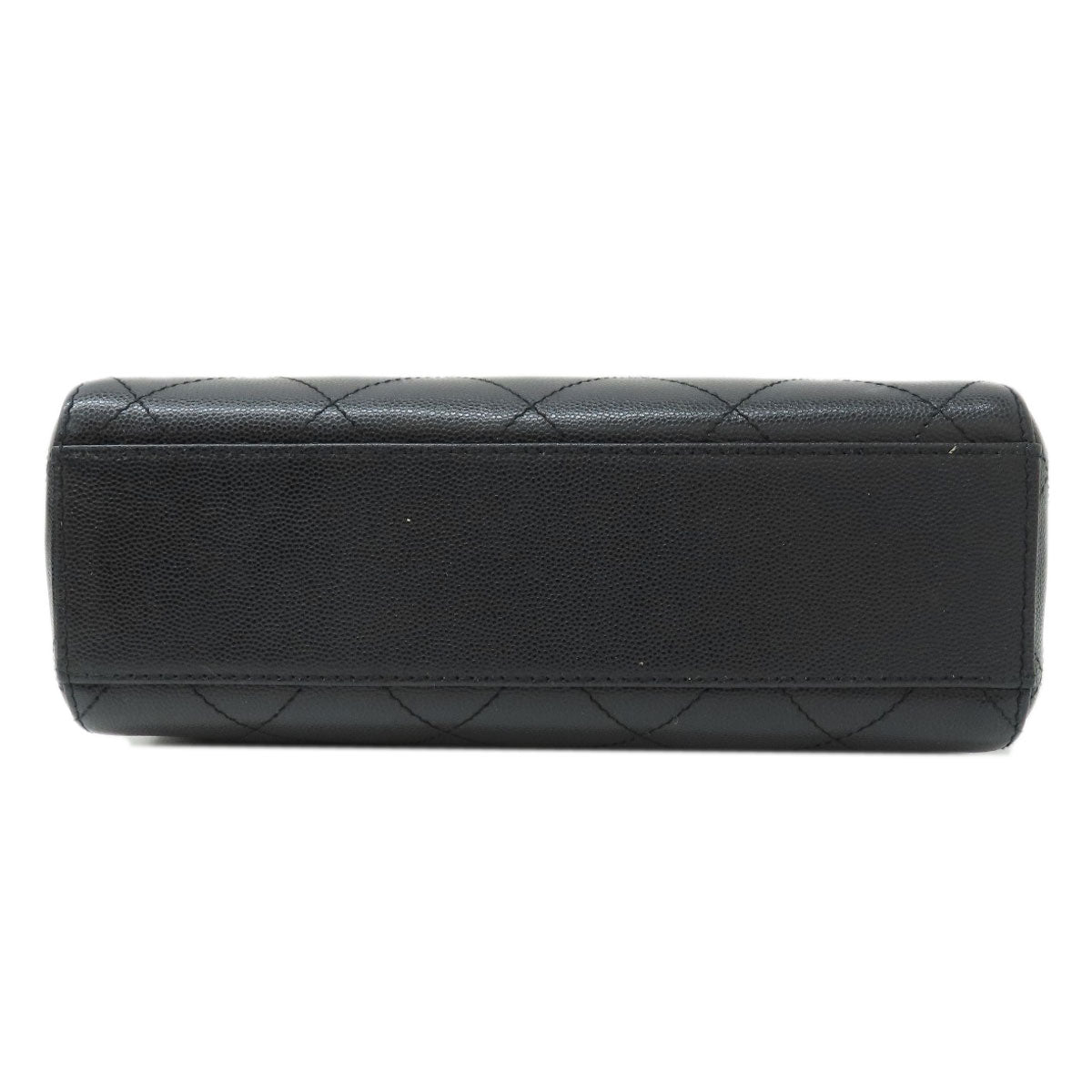 CHANEL シャネル ココマーク ハンドバッグ グレインド カーフスキン レディース 中古