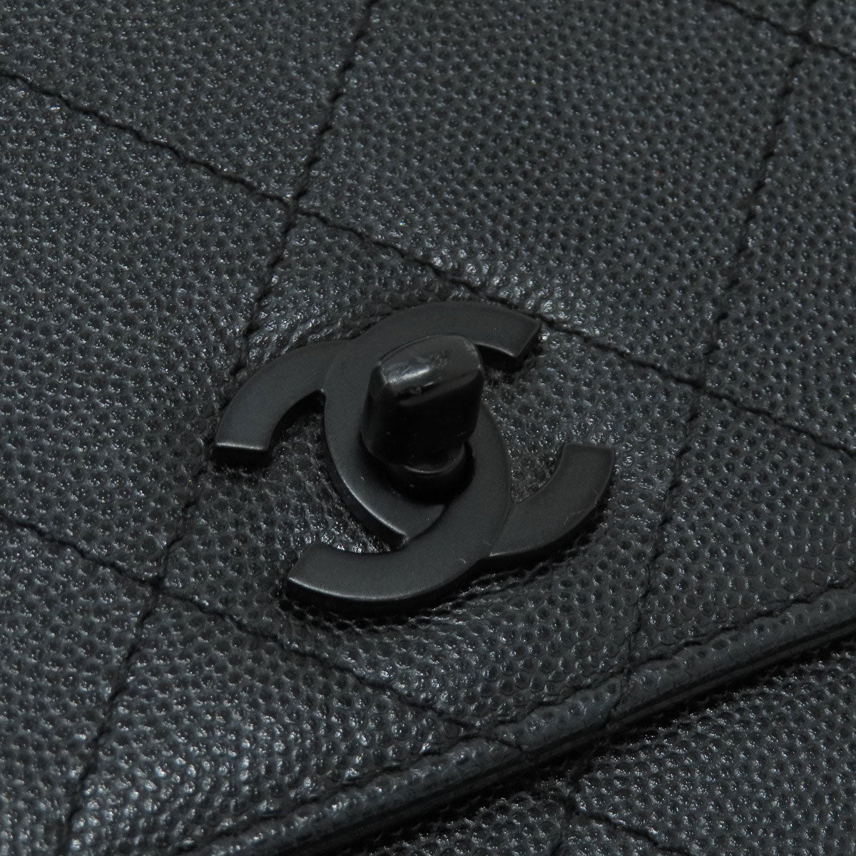 CHANEL シャネル ココマーク ハンドバッグ グレインド カーフスキン レディース 中古