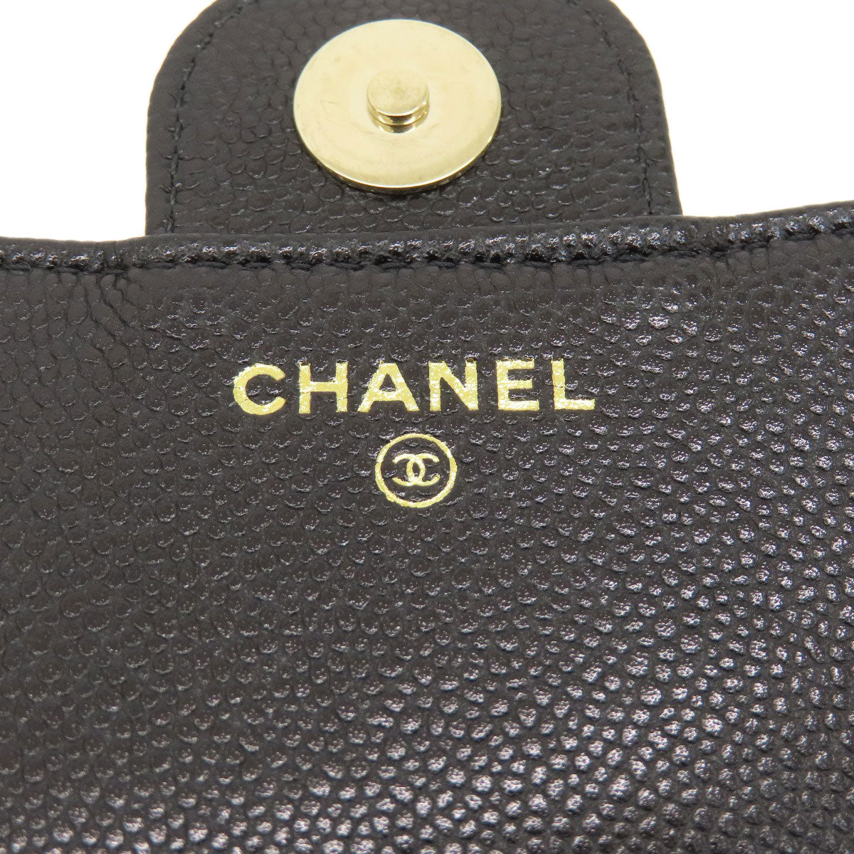 CHANEL シャネル チェーンショルダー マトラッセ ゴールド金具 ショルダーバッグ グレインド カーフスキン レディース 中古