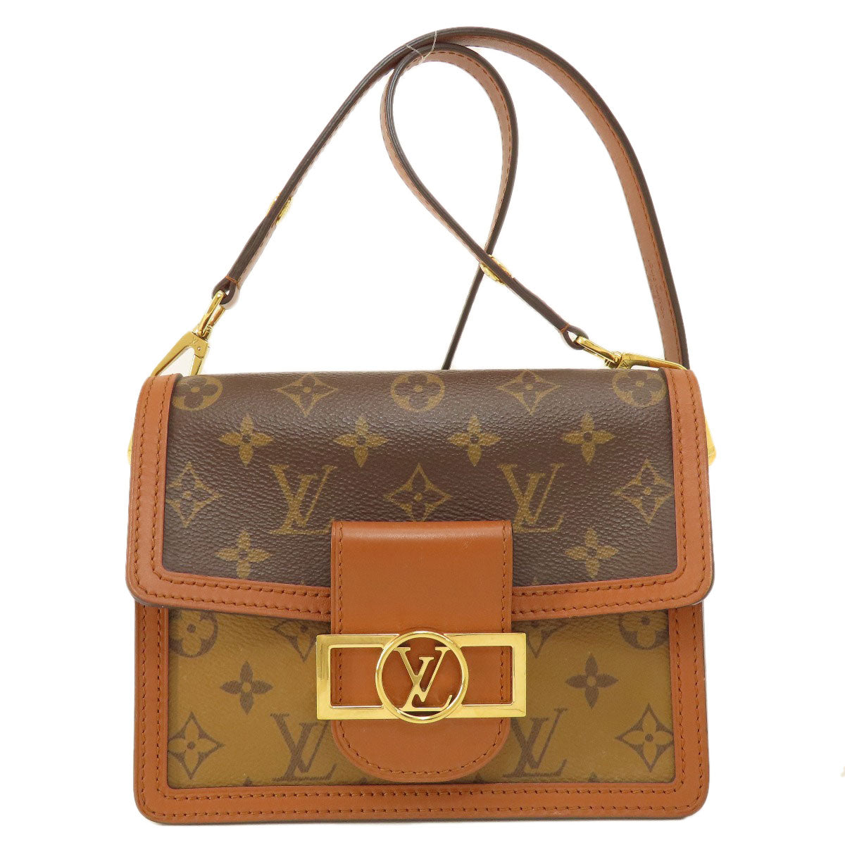 LOUIS VUITTON ルイヴィトン M45959 ドーフィーヌ ミニ モノグラム ショルダーバッグ モノグラムリバース レディース 中古