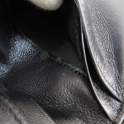 BALENCIAGA バレンシアガ 650879 ロゴ 二つ折り財布（小銭入れあり） レザー レディース 中古
