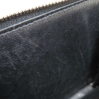 BALENCIAGA バレンシアガ 650879 ロゴ 二つ折り財布（小銭入れあり） レザー レディース 中古